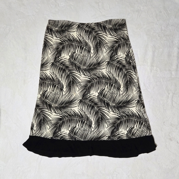 AMANDA Island Skirt Maxi Size 2X Stretchy Bohemian Vaca Semi-Casual USA Vintage - Picture 1 of 10